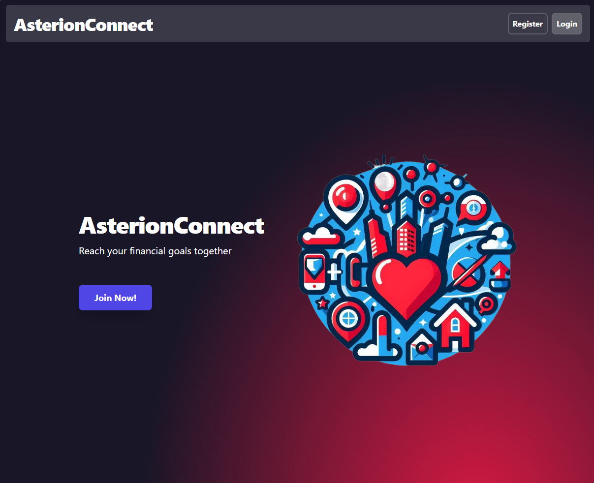 AsterionConnect: Plataforma Social para Metas Financieras